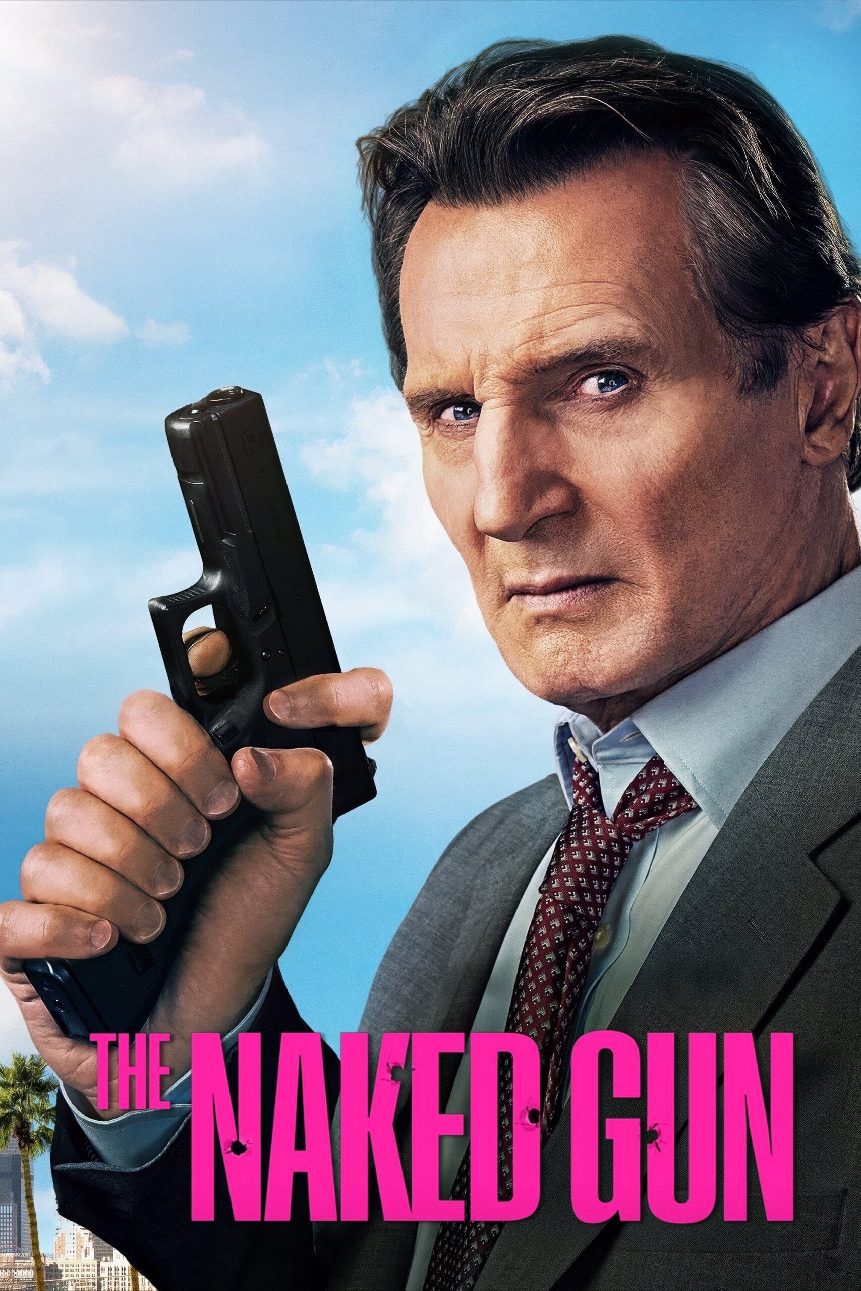 Official poster for the movie The Naked Gun (2025).