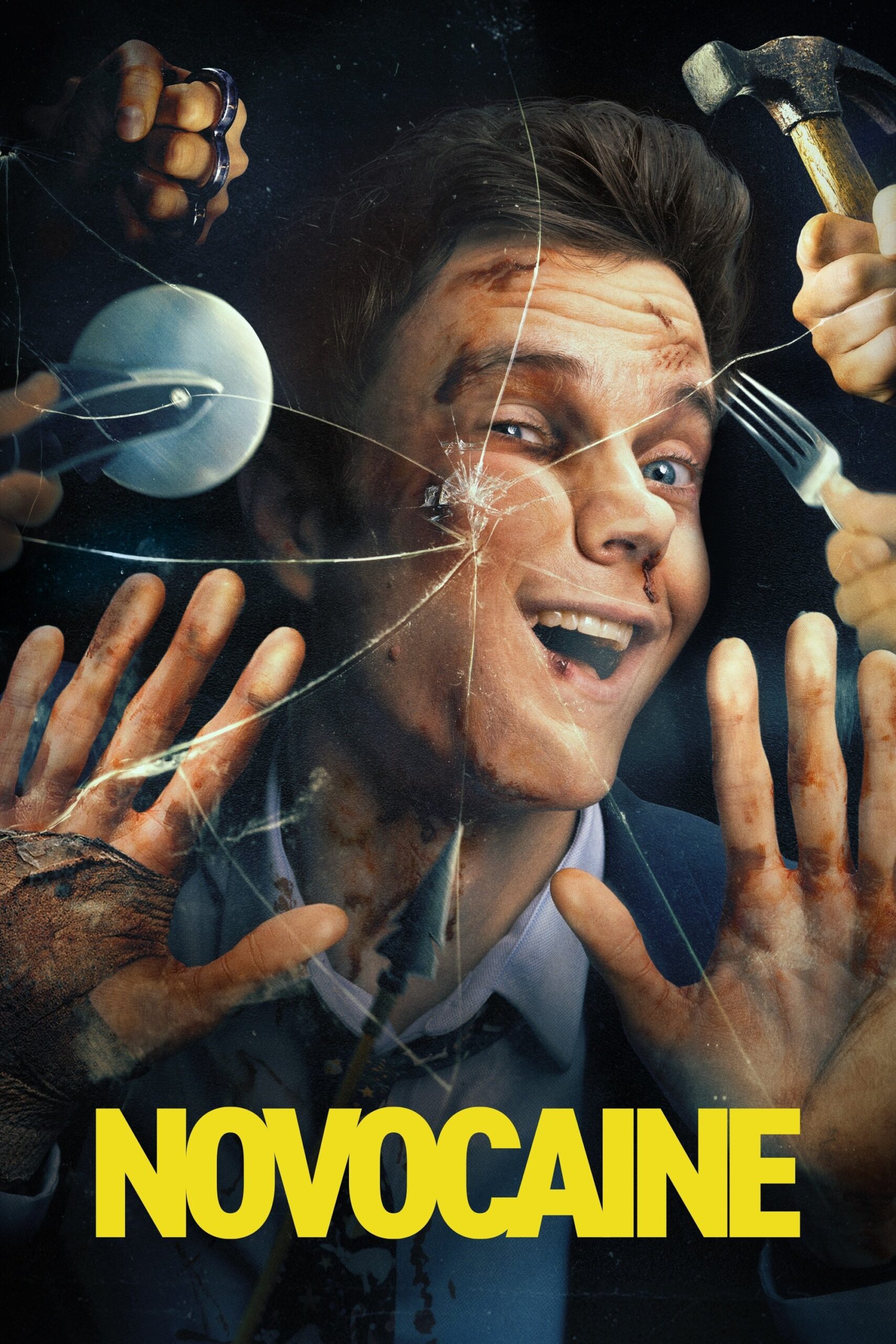 Official poster for the movie Novocaine (2025).